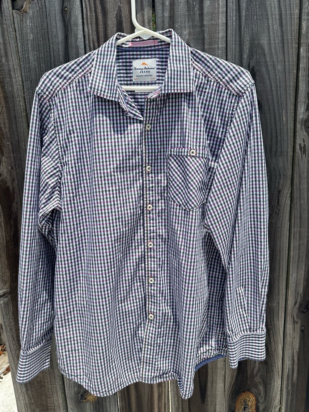 Tommy Bahama  Island Modern Fit Multicolored Checked Button-Down Shirt